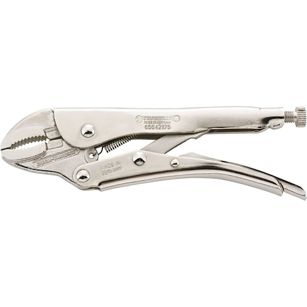 Self grip wrench L.145 mm head bright nickel-plated handles bright nickel-plated